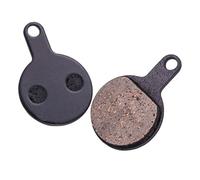 TEMOOUES Lot de 2 plaquettes de frein de rechange pour vélo - Pour un freinage fluide - Plaque de support en acier