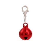 TEMOOUES Lot de 30 cloches pour collier d'animal domestique avec son clair et fermoir mousqueton - Accessoire de mode pour collier de personnalité - Cloches