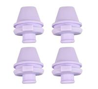 TEMOOUES Lot De 4 Valves Morsure en Silicone Remplacement pour Bouteilles d'eau en Acier Inoxydable Embouts Buccaux Activités Plein Air Couvercle Anti-Fuite Bouteilles d'eau