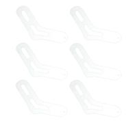 TEMOOUES Lot de 6 formes de chaussettes en bois parfaites pour le rangement de travaux manuels, fournitures de tricot pour chaussettes fabriquées à la main, taille unique, Comme décrit