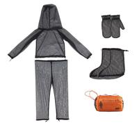 TEMOOUES Moustiques D'extérieur Mailles Vêtements Costumes Mailles Couvre-Pieds Filets À Main Bouclier Anti-Mouches Filet Anti-Mouches Costume Outdoor Mesh Clothes Suits
