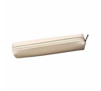 TEMOOUES Petit Étui À Pochettes en Cuir De Rangement Fermeture Éclair Cosmétiques De Voyage pour Étudiants Adultes Femmes Hommes Étui en Cuir