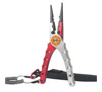 TEMOOUES Pince De Pêche Multifonction en Alliage D'aluminium Adaptée Pêcheurs Et Campeurs Lignes Coupe Et Retrait des Crochets Ouverture Bouteille Accessoire Matériel Pêche