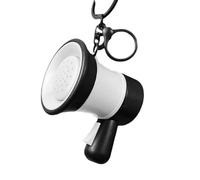 TEMOOUES Porte-clés portable avec haut-parleurs miniatures pour voix et appareil de farce amusante