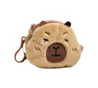 TEMOOUES Porte-Monnaie en Peluche Capybara Délicat Porte- À La Mode Et Dessin Animé De Rangement pour Clés Cartes pour Pièces De Accessoires Portefeuille en Peluche Anime