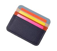 TEMOOUES Portefeuille compact moderne en cuir synthétique pour garder vos cartes en toute sécurité pour le travail essentiel ou un usage quotidien, couleur, Taille unique