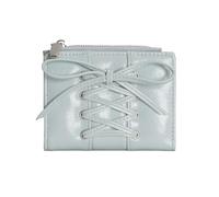 TEMOOUES Portefeuille simple et court en cuir synthétique pour femme - Porte-monnaie - Joli nœud - Porte-cartes à deux volets - En cuir synthétique - Pour femme, C, Beauté de masse