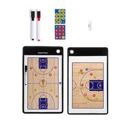 TEMOOUES Professional Dry Erases Board Coaching Set Basketball Strategy with Writing Pen and Sheets Basketball Coaching Board Strategy Board