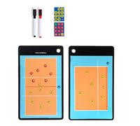 TEMOOUES Professional Dry Erases Board Coaching Set Basketball Strategy with Writing Pen and Sheets Basketball Coaching Board Strategy Board