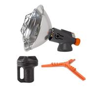 TEMOOUES Réchauffeur Supérieur De Réservoirs d'acier Inoxydable avec La Boîte Rangement Réchauffeur Gaz Portatif Camping en Plein Air Poêle Chauffage Camping en Plein Air