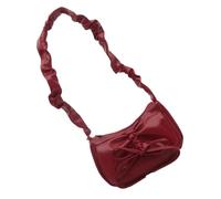 TEMOOUES Satchel Plissé Élégant Avec À Épaule En Forme Lune Esthétique En Forme Lune Esthétique À Bowk Pour À Main À Main À Usage Quotidien.