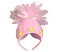 TEMOOUES Serre-tête en maille colorée pour jeux de rôle - Accessoire pour cheveux avec décorations - Accessoire de conte de fées pour enfants - Pour l'école, les spectacles