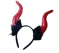 TEMOOUES Serre-tête pour fête d'Halloween - Corne de diable - Animation - Accessoires de costume - Accessoires de costume - Accessoire de danse - Accessoires de performance