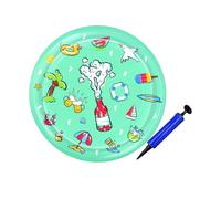 TEMOOUES Tapis de refroidissement gonflable pour chats avec motifs marins qui favorise le jeu actif imperméable pour animaux de compagnie