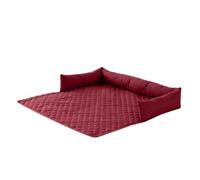 TEMOOUES Tapis de sommeil portable pour animaux de compagnie, couverture épaisse confortable pour chiens, chats, tapis de lit rectangulaire pour protection de meubles, couverture pour meubles
