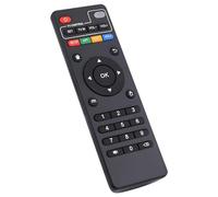 TEMOOUES Télécommande d'apprentissage compatible avec AndroidOS Boob Tube Cartons Permanent ABS Design Télécommande de remplacement