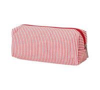 TEMOOUES Trousse à crayons de voyage légère rayée avec fermeture éclair - Multifonctionnelle pour l'école, le bureau, les fournitures de bureau, les fournitures de bureau, les pochettes de rangement