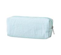 TEMOOUES Trousse à crayons de voyage légère rayée avec fermeture éclair - Multifonctionnelle pour l'école, le bureau, les fournitures de bureau, les fournitures de bureau, les pochettes de rangement