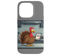Temp de jeudi 350 °F - Graphique drôle de la Turquie de Thanksgiving Coque pour iPhone 14 Pro