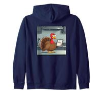 Temp de jeudi 350 °F - Graphique drôle de la Turquie de Thanksgiving Sweat à Capuche