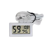 Temp Humidity Monitor - Digital Thermometer Hygrometer, Thermometers for Terrariums, LCD Display Test for Reptile Incubator | Reptiles Tank Temp And Humidity Measuring Tool For Tortoise Tank