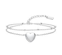 TempBeau Bracelet pour femme plaqué or 18 carats - Bracelet pour femme - Or et argent - Pour maman, épouse, petite amie - Cadeau d'anniversaire pour la fête des mères, Du kannst es regulieren, Cuivre