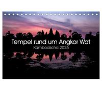 Tempel rund um Angkor Wat (Tischkalender 2026 DIN A5 quer), CALVENDO Monatskalender: Tempel rund um Angkor Wat in Kambodscha
