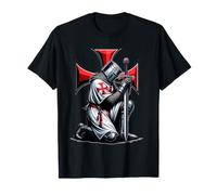 Tempelritter christlicher Krieger Kreuzritter T-Shirt