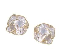 Tempérament Camellias Blancs Boucles D'oreilles Pour Les Femmes Vintage Inspire Les Bijoux 'oreille En Forme Florale Accessoires 'oreille Délicat