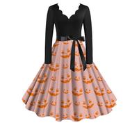 Tempérament Commute Jupe taille mi-haute beauté rétro tempérament manches longues couleur unie tube haut jupe Rec robe pour femme, rose, XL