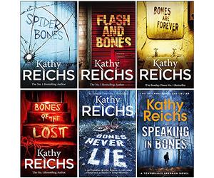 Temperance Brennan Série 3 Livres 13-18 Collection par Kathy Reichs (Spider Bones, Flash and Bones, Bones are Forever, Bones of the Lost Bones Never Lie, Speaking In Bones)