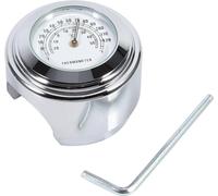 Température - cadran - indicateur blanc, guidon précis 7/8 "1" moto étanche pour motos cruiser chopper