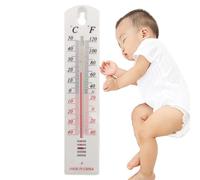 Température classique - Température météo extérieure intérieure du mur,Jauge de température météorologique pour mur de jardin, pour serres, bureaux et entrepôts
