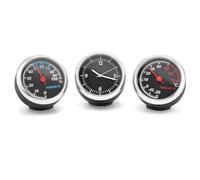 Température et horloge d'humidité de véhicule - compteur compacte polyvalent | Outils de gestion de la température d'humidité pour les mini-fourgonnettes et les, accessoires de mesure pratiques qui