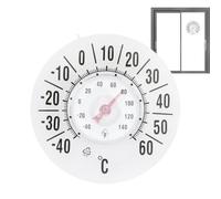 Temperature Gauge for House | Suction Cup Wireless Accurate Display | Indoor Analog Gauge Window Temperature Meter | for Home Dorm Inside Window Room Garden Patio Garage Balcony