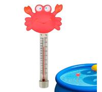 Temperature Gauge for Pool, Floating Animal Thermometer, Cartoon Hot Tub Meter with Rope, Ideal for Spa, Lake, Shower, Fish Tank, Hot Spring, Outdoor, Indoor Swimming