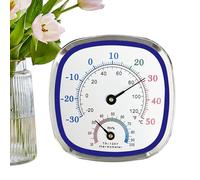 Temperature Gauge Hygrometer for House, 12cm/4.72inchHumidity Monitor | Humidity and Temperature Monitor | for Plant Lovers Library Home Office Apartment Basement Nursery Living Room Greenhouse Study