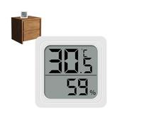 Temperature Humidity Monitor - ABS 4.4x1.1cm | Humidity Temperature Meter | Gauge Sensor Battery Powered Easy To Read Accurate For Home, Office, And Daily Monitoring Use