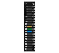 Temperature Strips - LCD Environmental Sensor Sticker, Accurate Monitoring Device | Multifonction Aquarium Refrigerator Freezer Fermenting Brewing Indoor Outdoor Home Measurement Tool