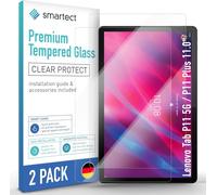 Tempered Glass [2 Pieces,Clear] for Lenovo Tab P11 5G/P11 Plus 11.0 Inch,HD Glass Screen Protector,Anti-Scratch,Bubble-Free,9H Hardness,0.3 mm,Ultra Transparent,Ultra Resistant