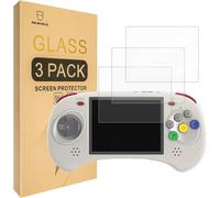 Tempered Glass Compatible with ANBERNIC RG ARC-D/RG ARC-S [Pack of 3] Screen Protector Film 9H Hardness