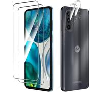 Tempered Glass Compatible With Motorola Moto G52, Contains 2 X Screen Protectors And 2 X Rear Camera Protectors, Scratch-Resistant \ 9h Hardness Glass \ Bubble-Free