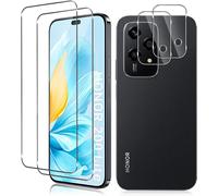 Tempered Glass For Honor 200 Lite 5g, 2+2 Pieces Screen Protector Film And Rear Camera Protector, 9h Hardness Film High Definition Bubble-Free