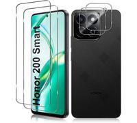 Tempered Glass For Honor 200 Smart, 2+2 Pieces Screen Protector Film And Rear Camera Protector, 9h Hardness Film High Definition Bubble-Free