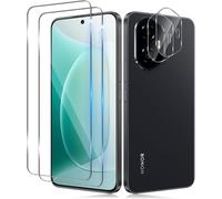 Tempered Glass For Honor 300 5g With Rear Camera Protector [2+2 Pieces], 9h Hardness [Bubble-Free] [Ultra Hd] Ultra Resistant Tempered Glass Screen Protector [Transparent]