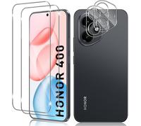 Tempered Glass For Honor 400, 2+2 Pieces Screen Protector Film And Rear Camera Protector, 9h Hardness Film High Definition Bubble-Free