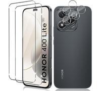 Tempered Glass For Honor 400 Lite 5g, 2+2 Pieces Screen Protector Film And Rear Camera Protector, 9h Hardness Film High Definition Bubble-Free
