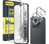 Tempered Glass For Honor 400 Lite 5g, 2 Piece Screen Protectors + 2 Pieces Rear Camera Protectors, Heavy Duty Glass Protector, Hd Clarity, Bubble-Free, Anti-Scratch