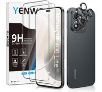 Tempered Glass For Honor 400 Lite 5g Screen Protector, 2 Pieces Screen Protector Film And 2 Pieces Rear Camera Protectors For Honor400 Lite, Anti Scratch, 9h Hardness Glass, Bubble-Free