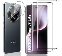Tempered Glass For Honor Magic 7 Lite 5g, 2 Pieces Screen Protector Film With 2 Pieces Rear Camera Protector, 9h Hardness Film Lens Ultra Hd Tempered Glass
